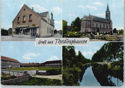 Thedinghausen Kirche Blumen Fluss Haus Zaun