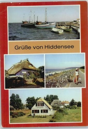 Vitte Hafen , blaue Scheune