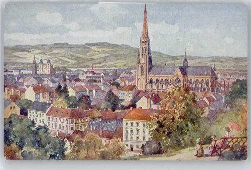 Linz Kirche Panorama