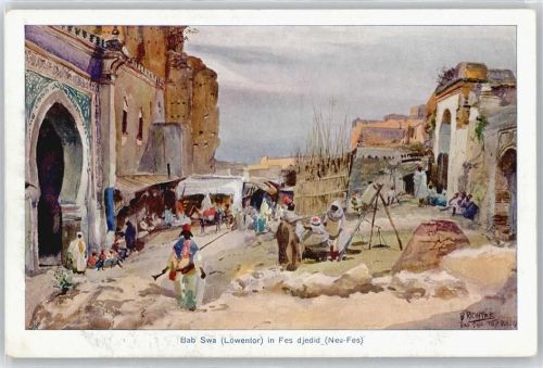 B.Richter , Bab Swa , in Fes djedid (Neu-Fes)