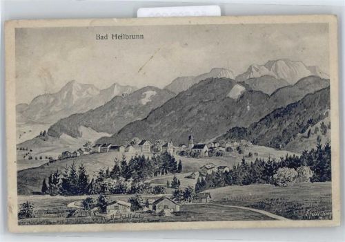 Bad Heilbrunn Berg Panorama
