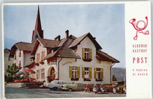 St. Andrä Gasthof Albergo Auto Motorrad Kirche
