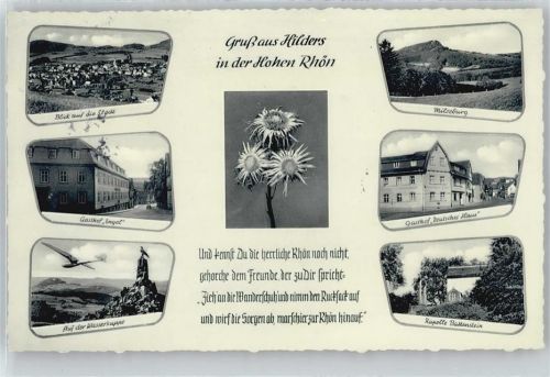 Hilders Gasthof Engel, Wasserkuppe, Gasthof Deutsches Haus, Milseburg