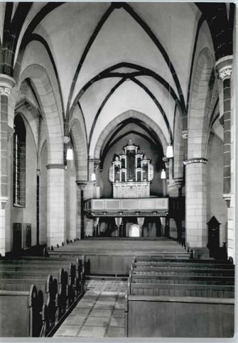Gottsbüren Ev. Kirche Blick zur Orgel im Reinhardswald