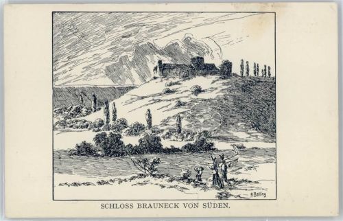 Brauneck Schloss , sign. A.Balling