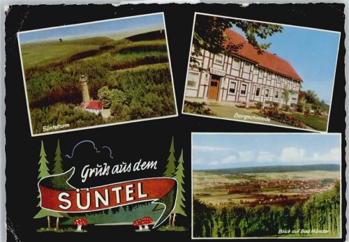 Bad Münder Gaststätte, Pension Bergschmiede, Süntelturm