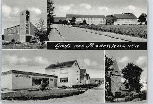 Badenhausen Kirche Straße Haus Baum Kreuz