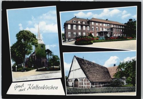Kaltenkirchen Kirche Baum Blumen Haus Zaun