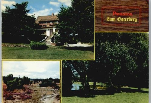 Hanstedt Pension zum Osterberg Dierkhäuserstraße Treppe Teich