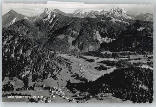 Unterjoch Panorama Berg Tal