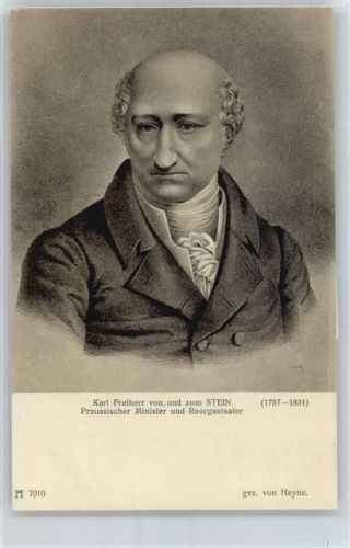 Heyne , Karl Freiherr von Stein