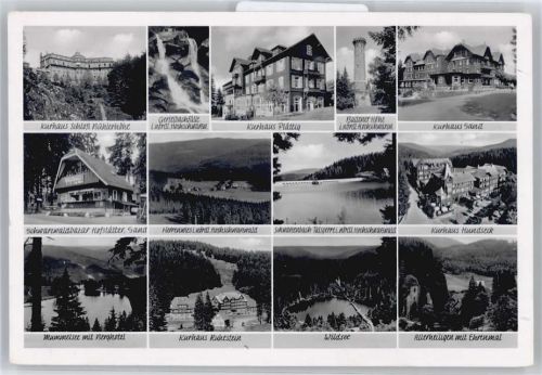Bühlertal Mehrfachansicht Schwarzwaldhochstraße, Kurhaus