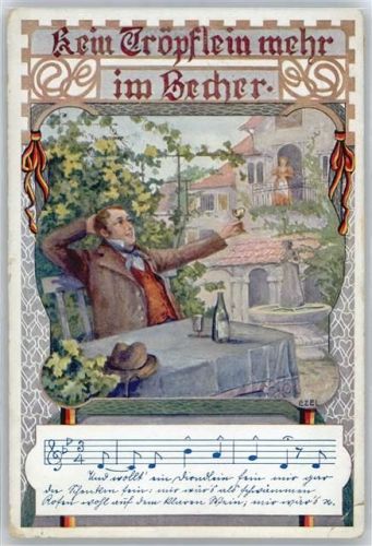 Bund der Deutschen in Niederösterreich No 145 , Wein , sign. Ezel