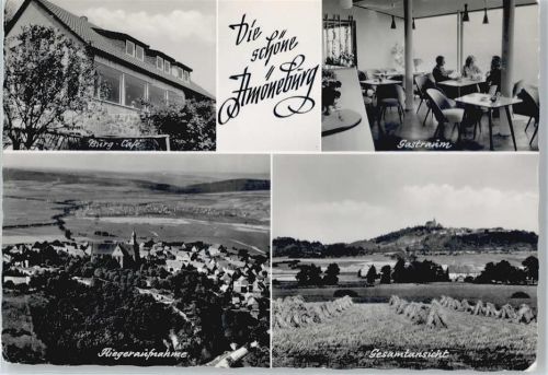 Amöneburg Burg-Café, Fliegeraufnahme