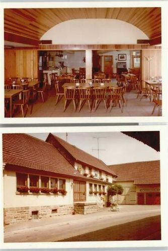 Niederzell Foto-Karte, Gasthaus