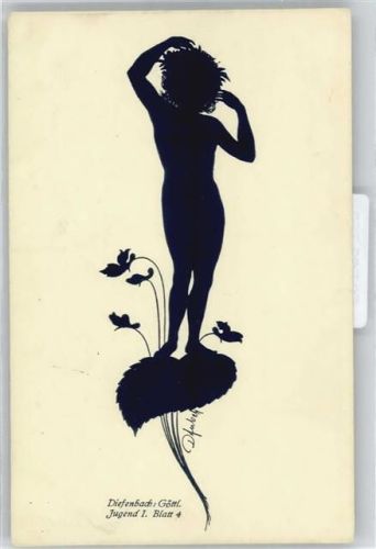 No.4 , Göttliche Jugend , Mädchen musiziert auf Blume