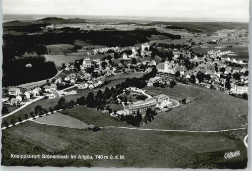 Grönenbach Fliegeraufnahme Panorama