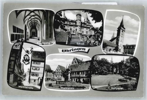 Öhringen Schloss Kirche Marktplatz