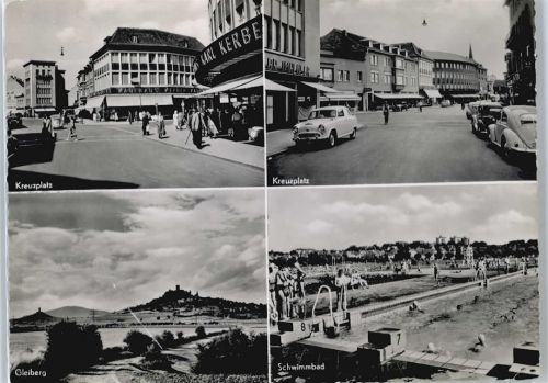 Gießen Platz Schwimmbad Panorama