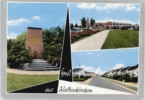 Kaltenkirchen Denkmal Treppe Straße Blumen Haus Baum