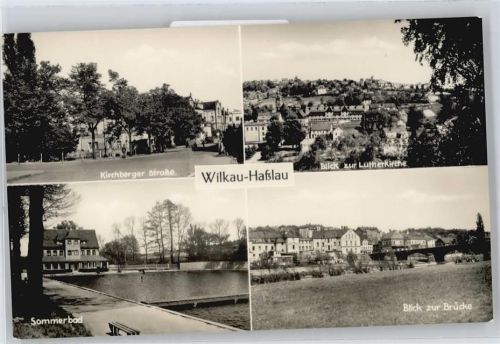 Wilkau-Haßlau Kirchberger Straße, Sommerbad, Brücke