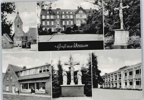 Wessum Schule , EDEKA Markt