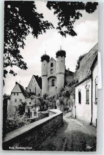 Parsberg Burg Mauer Baum Haus
