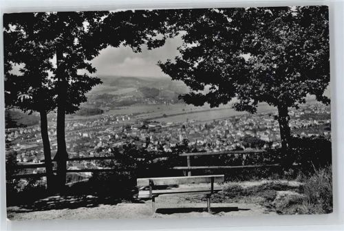 Oberkirch Bank, Blick auf Stadt