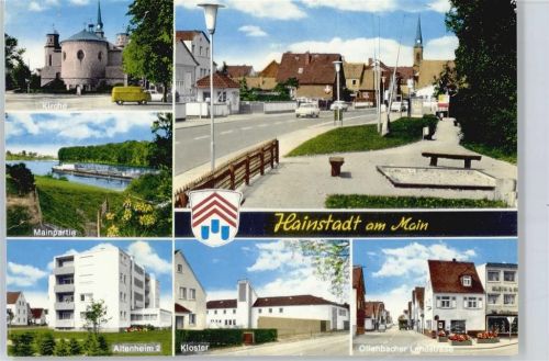 Hainstadt Kirche, Kloster, Altenheim, Straße