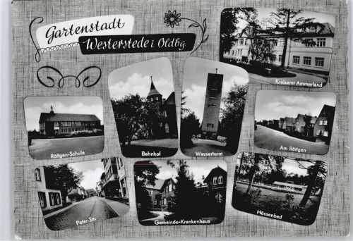 Westerstede Schule, Bahnhof, Krankenhaus, Peter-Straße, Kreisamt