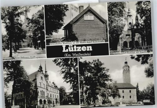 Lützen Ernst-Thälmann-Straße, Rathaus, Schloss, Kapelle