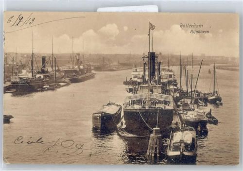 Rotterdam Fluss Hafen Schiff