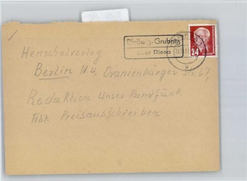 Grubnitz Landpoststempel