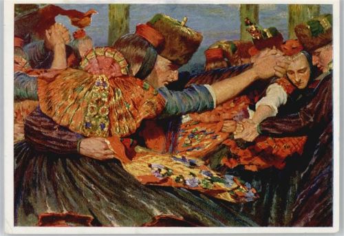 Karl Bantzer , hessischer Bauerntanz