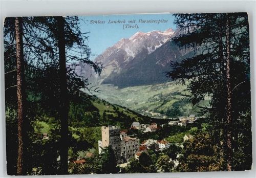 Landeck Schloss Panorama Berg