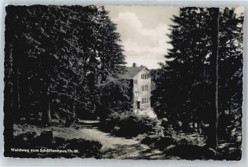 Manebach Waldweg zum Schöffenhaus