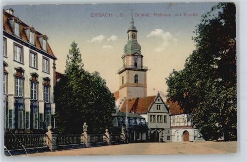 Erbach Schloss Rathaus Kirche