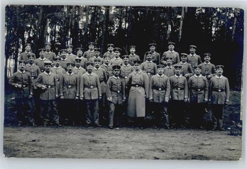 Karlsruhe Regiment Foto-Karte