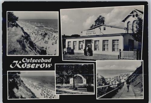 17459 O2225 Koserow - Erholungsheim Deutsches Haus, Musikpavillon
