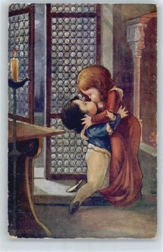 Paolo Francesca , Kinder küssen sich