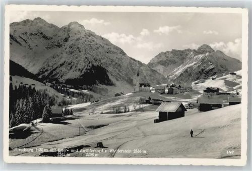 Riezlern Hirschegg, Elferkopf, Zwölferkopf, Widderstein