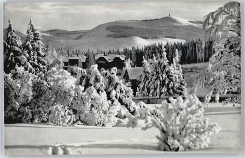 Oberhof Blick zum Schneekopf
