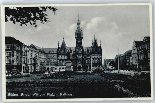 Dudelbingerhof Elbing, Friedrich-Wilhelm-Platz, Rathaus
