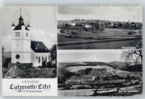 Lutzerath Kirche, Gesamtansicht, Ussbachtal