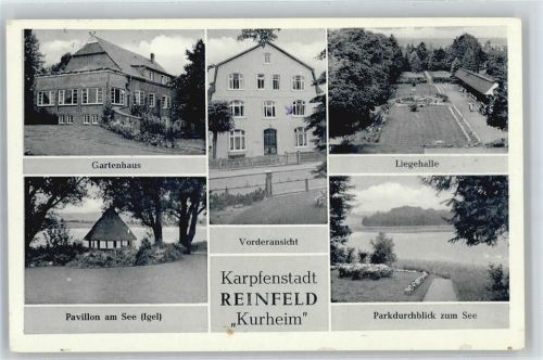 Reinfeld Gartenhaus, Pavillon, Park, Liegehalle