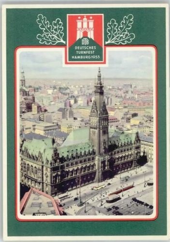 Hamburg Rathaus, Deutsches Turnfest 1953