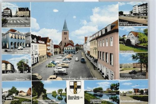 Dorsten Recklinghäuser Tor, Heimatmuseum, Essener Tor, Marktplatz, amtshaus, Winksmühle AKU2