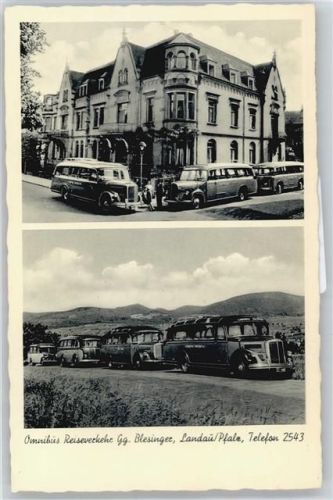 Landau Omnibus Reiseverkehr Gg. Blesinger