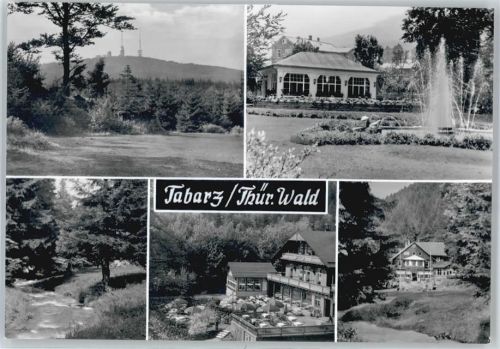 Tabarz Inselsberg, Kurpark, Lesehalle, Schweizerhaus