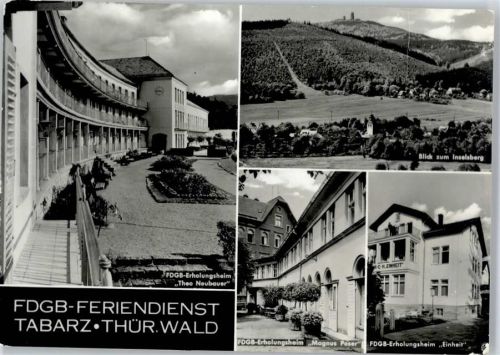 Tabarz FDGB-Erholungsheime Theo Neubauer, Magnus Poser, Einheit